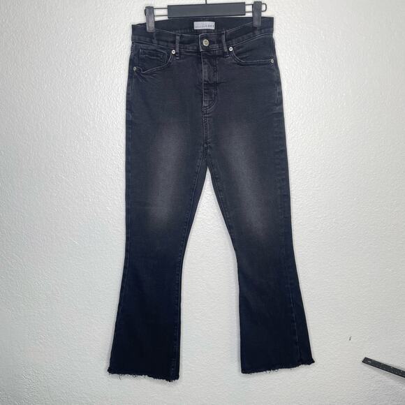 LOFT Black Kick Crop Jeans - Picture 1 of 16